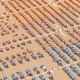 Illustration for article titled Aerial Shots of Beach Show Man Wringing Order From Nature